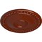 Ekena Millwork Foster Ceiling Medallion (Fits Canopies up to 5 5/8"), Hand-Painted Firebrick, 19 1/8"OD x 1"P CM19FOFIF - alternate 3